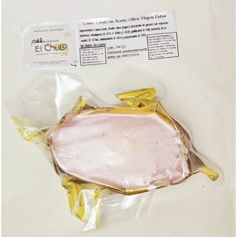 Lomo Cerdo en Aceite de Oliva Virgen Extra