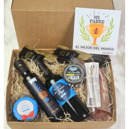 Regalo Dia del Padre Premium: ibéricos, aceite, vino, queso, paté