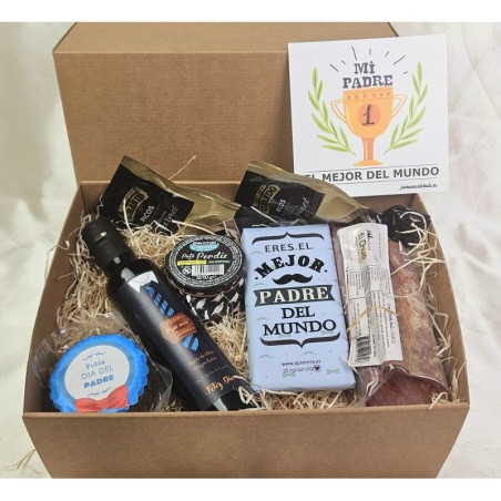 Regalo Dia del Padre Premium: ibéricos, aceite, vino, queso, paté