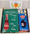 Caja Essentia Día del Padre: Jamón Reserva, Paleta Ibérica, calcetines y medallón chocolate