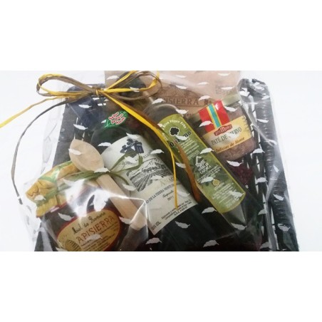 Cesta Aceite, Vino, Chocolate, Paté y Miel
