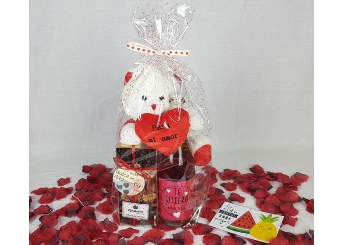 Atravesar Regan Anterior Caja regalo San Valentin, chocolates, cava