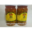 Aceitunas verdes sabor berenjena