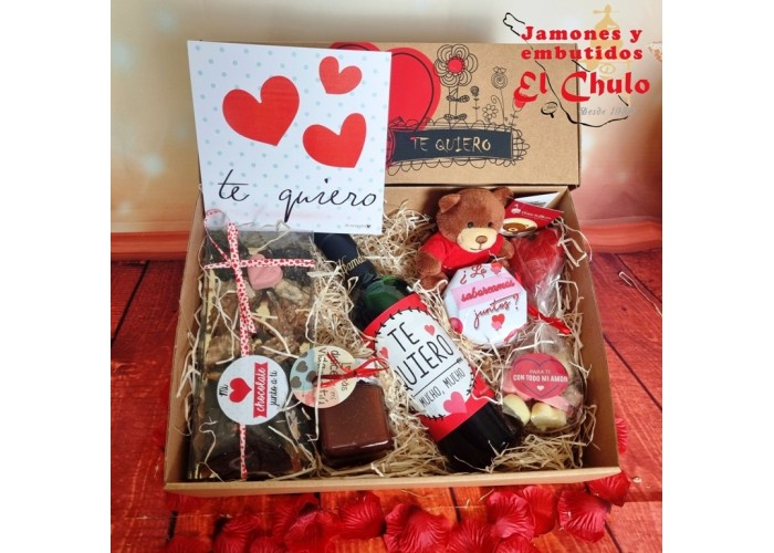 Caja de bombones de San Valentín