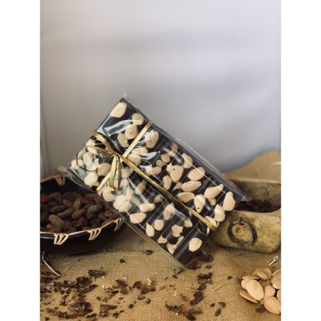 Tabletón de Chocolate puro con Almendras 300 gr